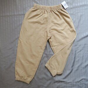 Flapdoodles Unisex Tan/Beige Sweatpants  Size 6  NWT